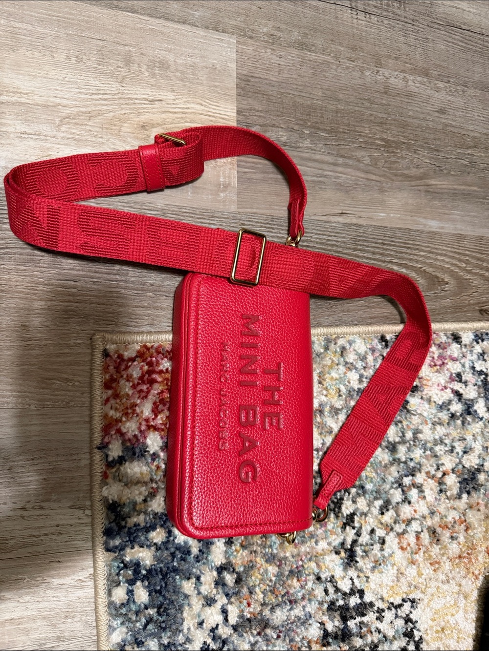 Marc Jacobs Red Crossbody 'The Mini Bag'